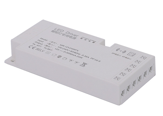 Alimentazione elettrica della striscia 24W LED di DC12V 2A LED Constant Voltage con la spina UE/USA