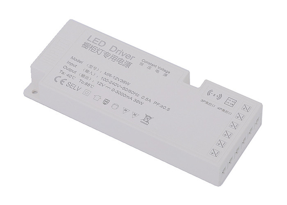 Driver Power Supply Constant Voltage della luce del nastro di CC 12V 36W 3A LED