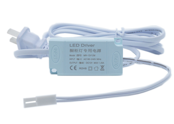 Alimentazione elettrica di CC LED della striscia 12V Constant Voltage plastica del policarbonato da 12 watt