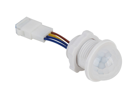Rivestimento bianco umano dell'interruttore della luce 40W 60Hz del sensore del movimento LED IR