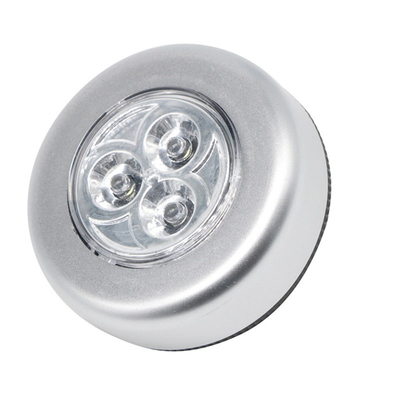Colore d'argento a pile del AAA del sensore di tocco della lampada di notte della luce DC5V del LED